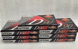 7 cintas de casete de audio sin abrir TDK D90 de alta salida - Imagen 1 de 3