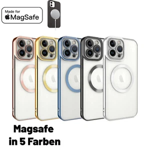 Magsafe Bumper für iPhone Plating 16 15 14 13 Pro Max Mini Handy Schutz Hülle - Bild 1 von 29
