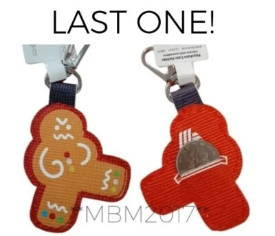 Aldi Quarter Keeper Ninja Gingerbread Man Coin Holder Cart Key Chain Fob GENUINE - Image 1 of 4