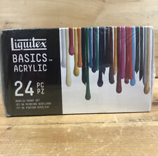 Liquitex Basics Acrylic Paint 24 Set (22ml/0.74oz) Assorted Colors (upc8543)