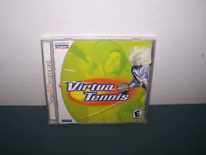 SEGA DREAMCAST VIRTUA TENNIS GAME W/CASE & MANUAL - Picture 1 of 3