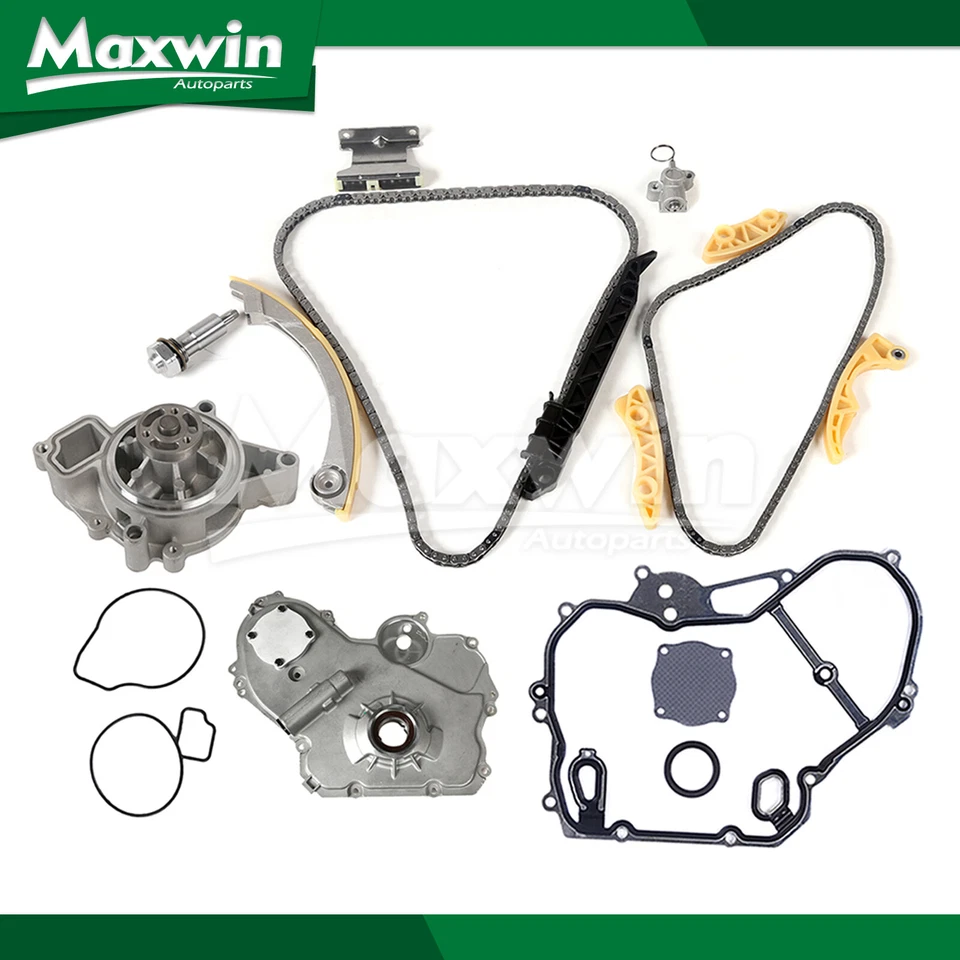 Kit de cadena de distribución junta de cubierta de bomba de agua de aceite para 00-08 Chevrolet HHR Cobalt 2,2 L Foto 1 de 4