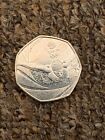 Team Gb Rio Olympic 2016 Swimming 50p X 1 Rare Fifty Pence Vgc Circulated