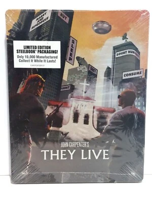 They Live Limited Edition Blu-Ray Steelbook Scream Factory John Carpenter OOP - Image 1 of 2