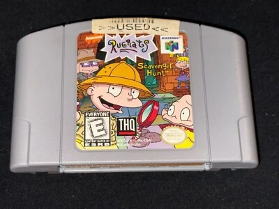 Rugrats: Scavenger Hunt (Nintendo 64, 1999) Cleaned / Tested / Authentic - N64 - Image 1 of 4