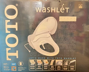 Nuevo TOTO Washlet Asiento Bidé Alargado Tapa Cierre Suave T1SW2491#01 Control Remoto - Imagen 1 de 7