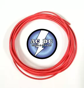 22 awg TXL ALTA TEMPERATURA CABLE DE ALIMENTACIÓN AUTOMOTRIZ COBRE TRENZADO EE. UU. - ROJO 50 FT - Imagen 1 de 1