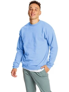 Sudadera Hanes para hombre y hombre grande EcoSmart polar azul claro, talla L - Imagen 1 de 3