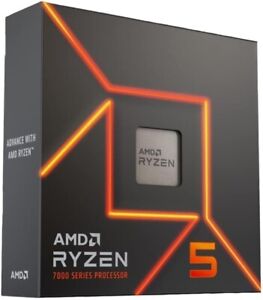 AMD Ryzen 5 7600 6-Core, 12-Thread Unlocked Desktop Processor : 3.8 GHz OPEN BOX