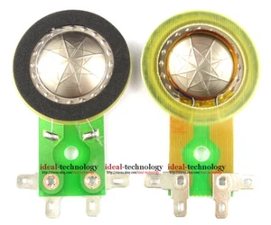 2 piezas Diafragma apto para Pyle Ph391 tweeter de compresión 8 ohmios - Imagen 1 de 2