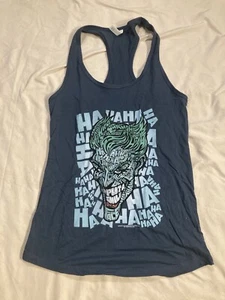 The Joker Laughing MEDIUM dunkelblaues Tanktop ärmelloses T-Shirt DC Comics - Bild 1 von 6