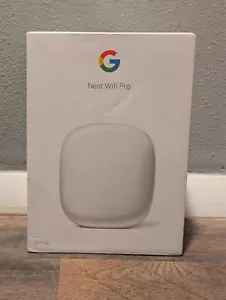 New Google Nest WiFi Pro Tri-Band WiFI 6E Mesh 6Ghz Router +GoogleWarranty2/3/26 - Picture 1 of 9