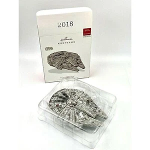 Hallmark Star Wars Story Teller Millennium Falcon Ornament 2018 Nuevo en caja con cable de alimentación - Imagen 1 de 11