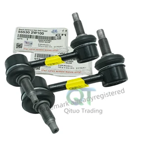 Genuine 2 Pcs Set Link Assy Rear Stabilizer for 4WD 2013-19 SANTA FE SORENTO - Picture 1 of 6