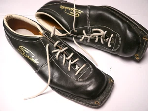 Zapatos de Cross Country Vintage Años 70 Suecia XC Puntera Cuadrada Funky Hipster no 75 mm 3 pines - Imagen 1 de 9