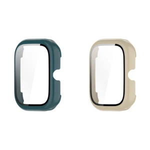 PC Watch Bumper Case with Tempered Glass for Honor Choice Haylou Watch (Green) - Zdjęcie 1 z 6