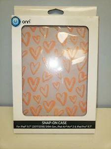 ONN SNAP ON CASE FOR IPAD 9.7 5/6 GEN, IPAD AIR 1&2, AND IPAD PRO 9.7 New - Picture 1 of 3