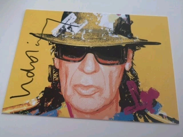 Udo Lindenberg original Autogramm signed autograph Musiker Musik Autogrammkarte  - Bild 1 von 1