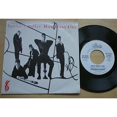 SPANDAU BALLET HOW MANY LIES 7" DEMO WITH P/S USA - Image 1 of 2