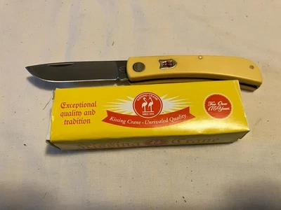 Cuchillo plegable vintage Kissing Crane #KC5009 con caja - como nuevo Foto 1 de 4