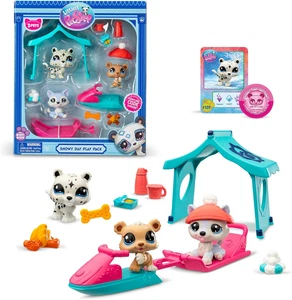 Littlest Pet Shop - Paquete de Juego de Día Nieve - LPS Gen 7, Auténticas Figuras Misteriosas, - Imagen 1 de 11