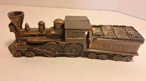 Vintage 70s Banthrico, General Train.Diecast Coin Bank W. & A.R.R. Lock& Key - Picture 1 of 12