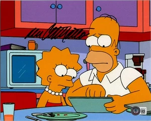 DAN CASTELLANETA SIGNIERT 8 X 10 FOTO BECKETT BAS COA DIE SIMPSONS HOMER KRUSTY 1 - Bild 1 von 1