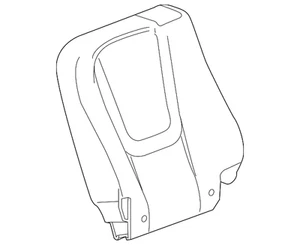 Genuine GM Light Neutral Rear Passenger Side Seat Back Cushion 22994382 - Picture 1 of 2