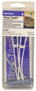 Hillman 41984 acero al carbono correa de servicio mediano anclaje de palanca 3/16 pulgadas (Pack de 3) - Imagen 1 de 1