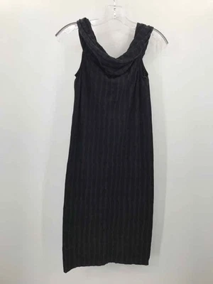 Pre-Owned Wolford Black Size Small Printed Bodycon Knee Length Sleeveless Dress - Image 1 of 3