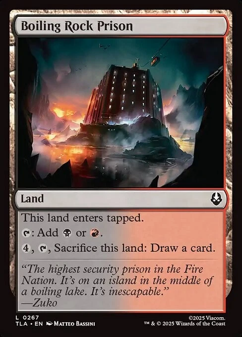 Boiling Rock Prison C Foil #267 | TLA Avatar: The Last Airbender | MTG - Image 1 of 1