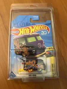 Hot Wheels Art Cars Kool Kombi Volkswagen VW surf Bus 50th Anniversary Peace 60s - Picture 1 of 3