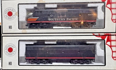 Stewart/Kato HO F3 A/B FASE II Southern Pacific Black Widow AMBOS ALIMENTADOS Foto 1 de 3