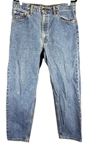 jeans uomo Levi's 550 36/30 blu usato - Foto 1 di 7