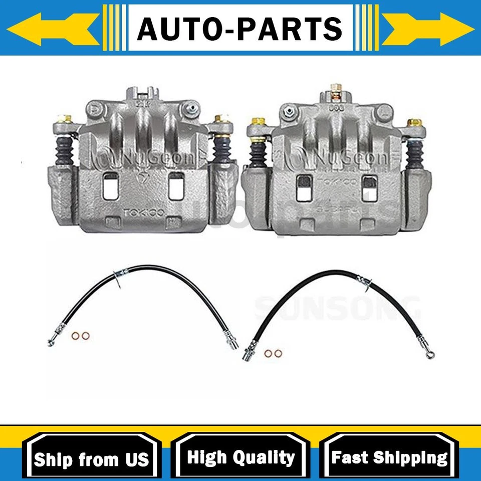 Juego de 4 pinzas de freno con mangueras para Saab 9-2X 2,5 L Foto 1 de 4