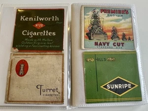 Loose A5 folder of 1930s cigarette covers fronts - over 50 - Picture 1 of 8