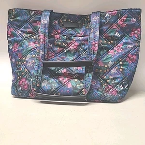 Lug Skyliner Tote Whimsey Black Floral Carry All  - Bild 1 von 14