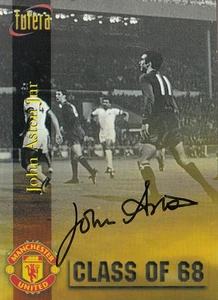 Modern SIGNED FUTERA 1998 Trading Card JOHN ASTON MAN UNITED - Picture 1 of 1