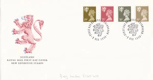 41p 30p 25p 19p GB Scotland Definitive FDC Edinburgh 1993 (138988) - Picture 1 of 1