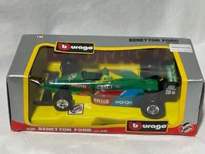 Bburago Formula Benetton Ford #20 "United Colors" Indy Car, 1/24, #6102, NIB - Picture 1 of 4