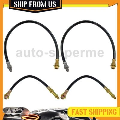 Kit manguera freno delantero trasero línea 4 piezas para Dodge B100 Van 1971 1972 1973 3,7 L Foto 1 de 4