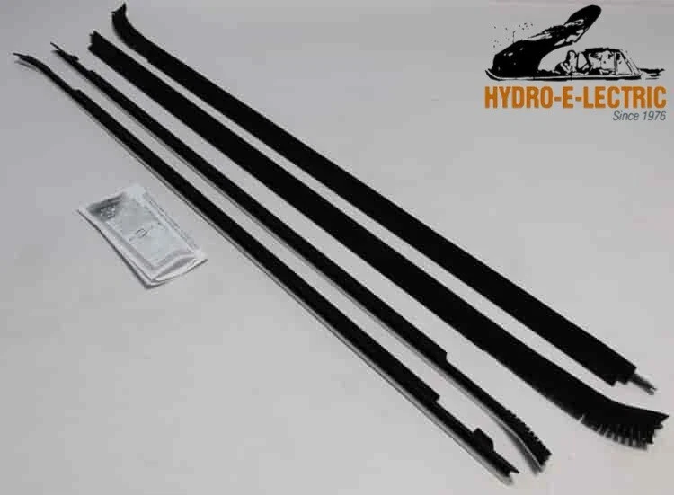 1980-1987 Chevrolet Caprice 2 Door Hardtop Window Felt Beltline Weatherstrip-4PC - Image 1 of 1