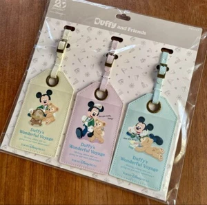 Etiqueta de equipaje Tokyo Disneysea Mickey Mouse y Disney Bear Duffy Disneyland Japón - Imagen 1 de 5