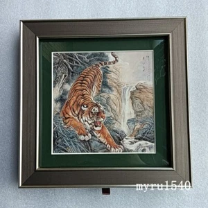 2022 China Lunar Series Tiger Silver Painting Medal Ag.999 20g With photo frame - Picture 1 of 5