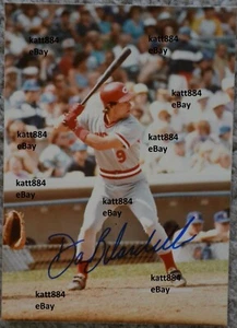SIGNED 4 X 6 PHOTO CINCINNATI REDS DANN BILARDELLO JACK WALLIN - Bild 1 von 1