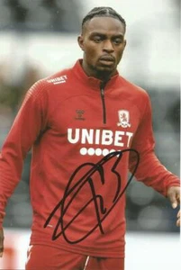 MIDDLESBROUGH: TOYOSI OLUSANYA SIGNED 6x4 ACTION PHOTO+COA - Picture 1 of 1
