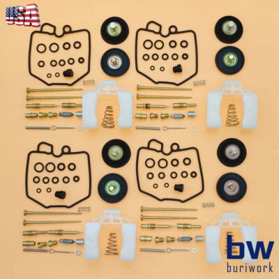 4Set Carburetor Repair Rebuild Kit For Honda CB900C CB900F CB1000C 1980-1983 - Изображение 1 из 4
