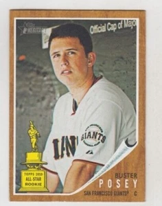 Buster Posey 2011 TOPPS HERITAGE ALL-STAR ROOKIE CARD #218 SAN FRANCISCO GIANTS - Picture 1 of 1