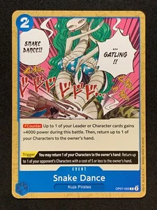 One Piece OP07-055 Snake Dance English - 500 Years In The Future - Picture 1 of 2