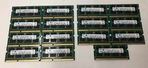 Lot Of 15 Samsung 2 GB 2Rx8 PC3-10600S LAPTOP RAM MEMORY M471B5673FH0-CF9 1026 - Picture 1 of 3